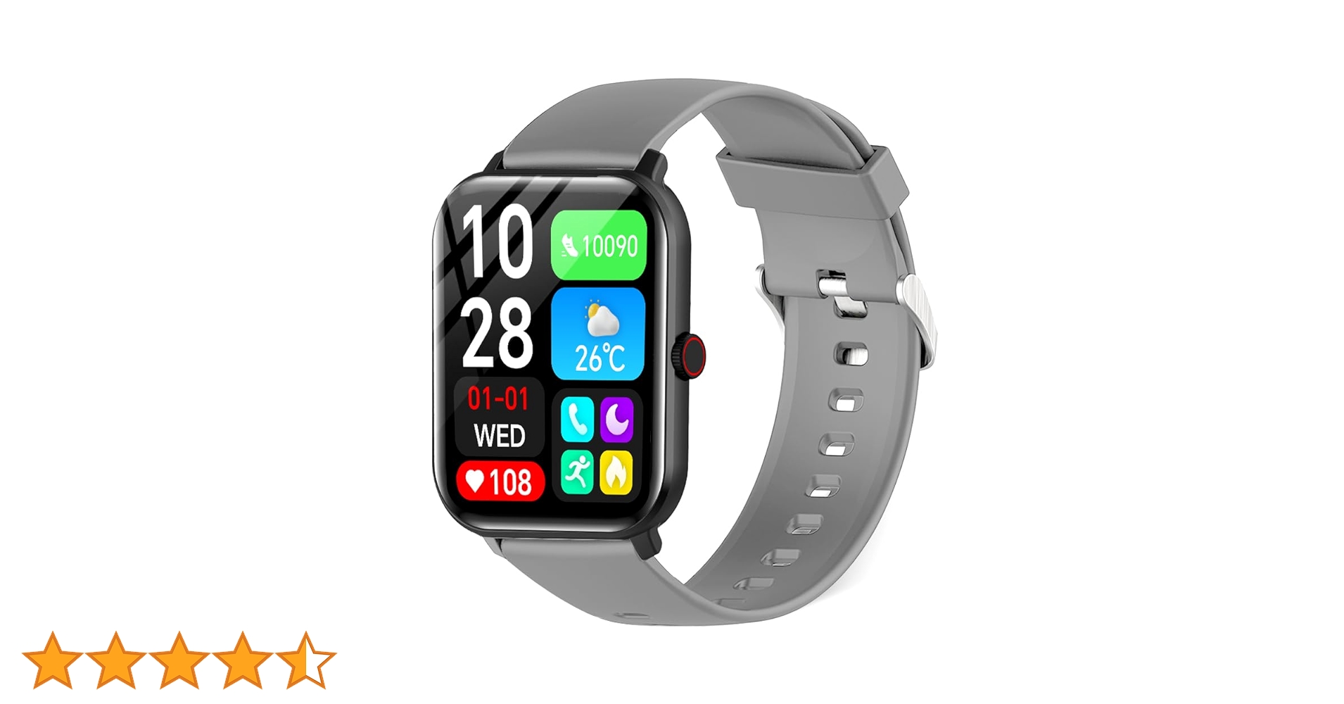 Amazon | スマートウォッチ 【2025年革新モデル】1.9インチ大画面